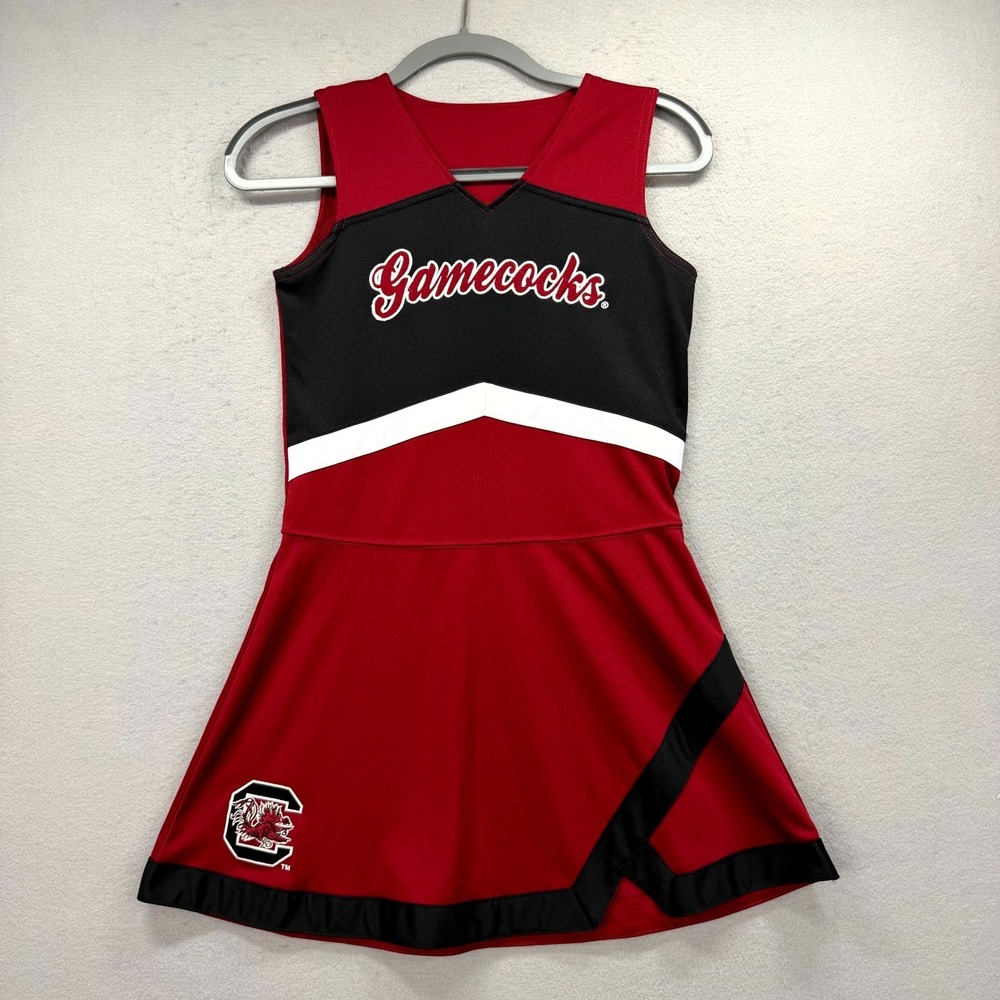 South Carolina Gamecocks Red & Black Kids Cheer Dress